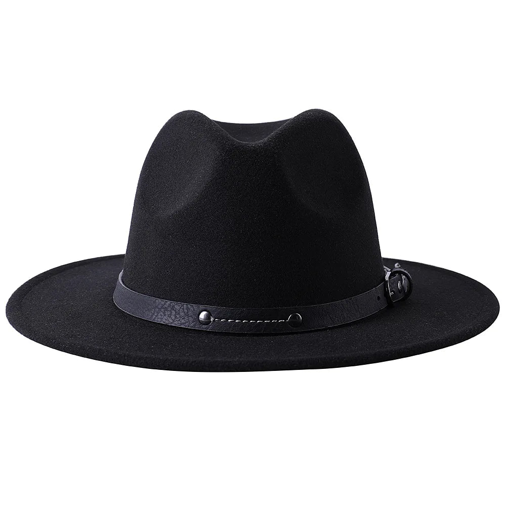 Chapeau Unisexe Fedora Laine Large Bord – Brookwell