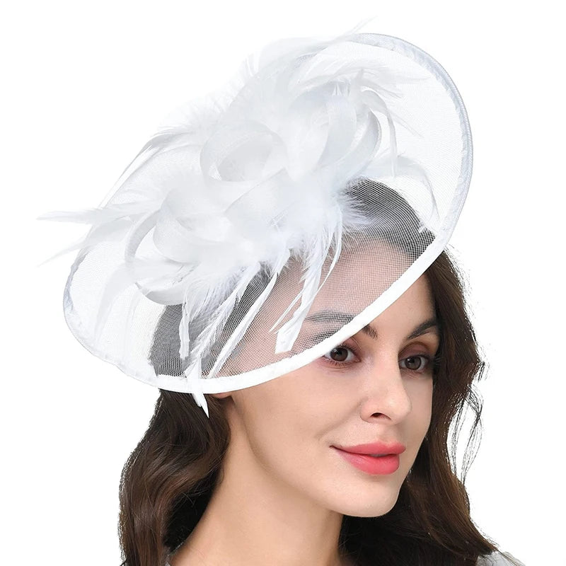 Chapeau Femme Serre-Tête Plumes Élégant – Featherlyne