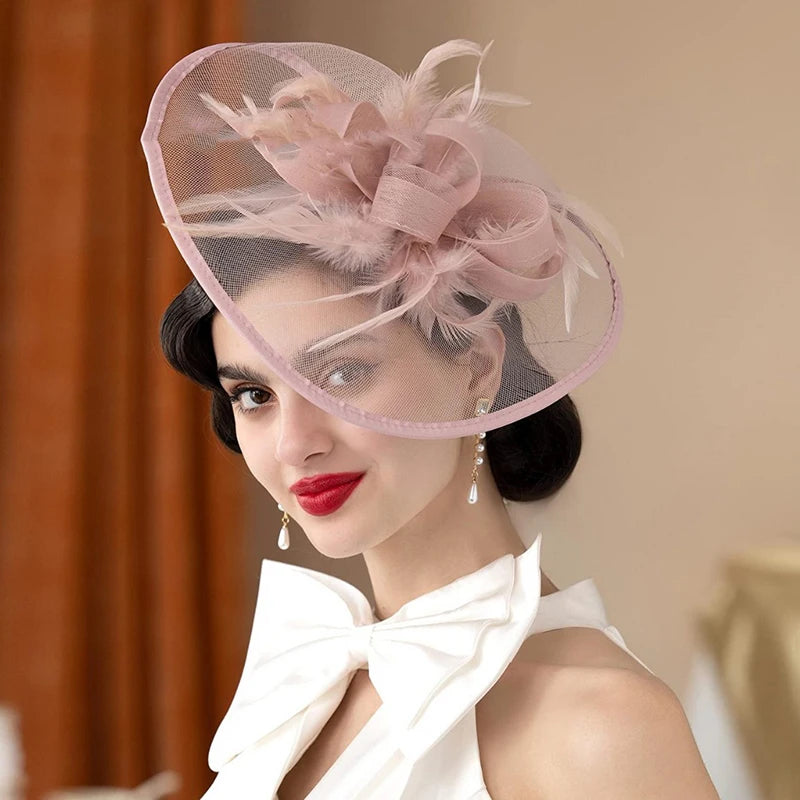 Chapeau Femme Serre-Tête Plumes Élégant – Featherlyne