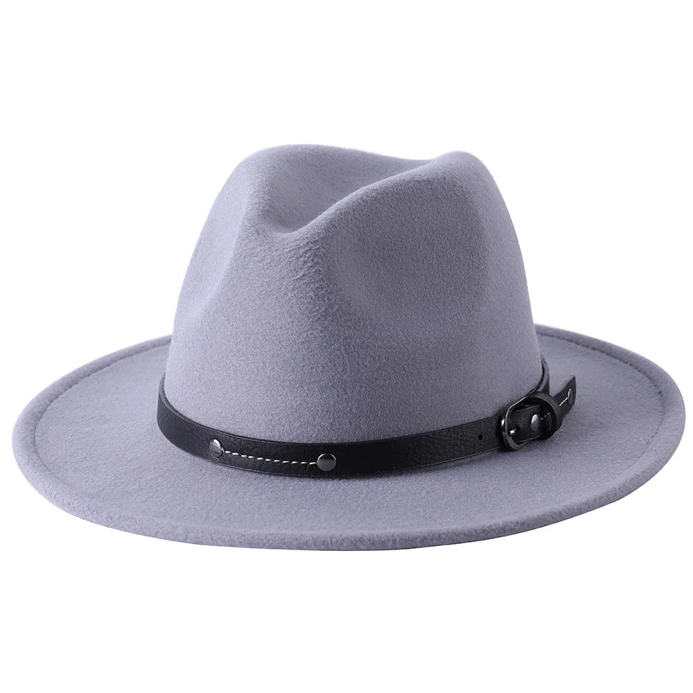 Chapeau Unisexe Fedora Laine Large Bord – Brookwell