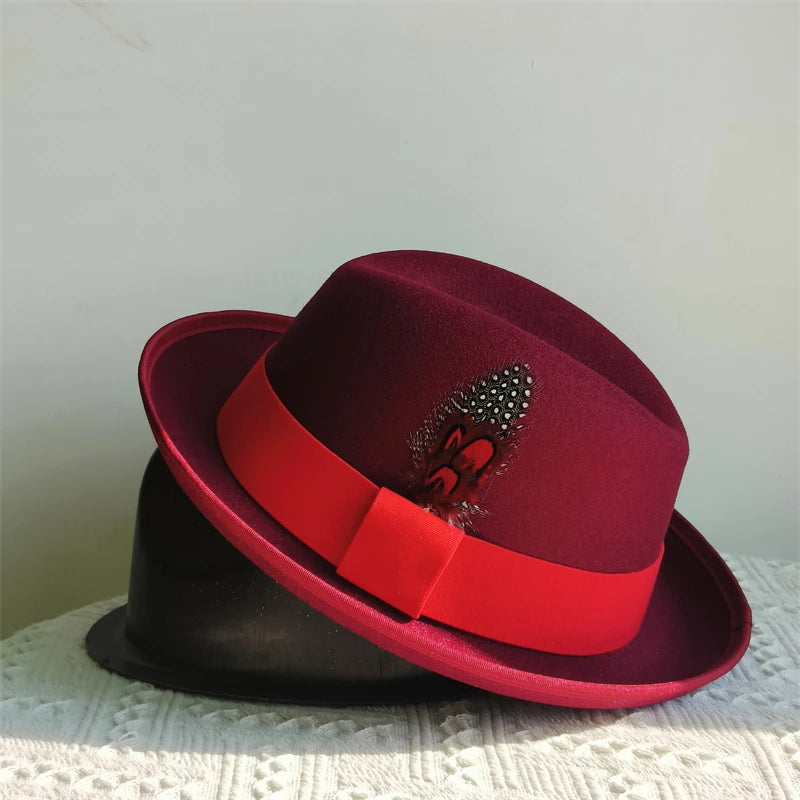 Chapeau Unisexe Fedora Vintage Feutre – Hamborn