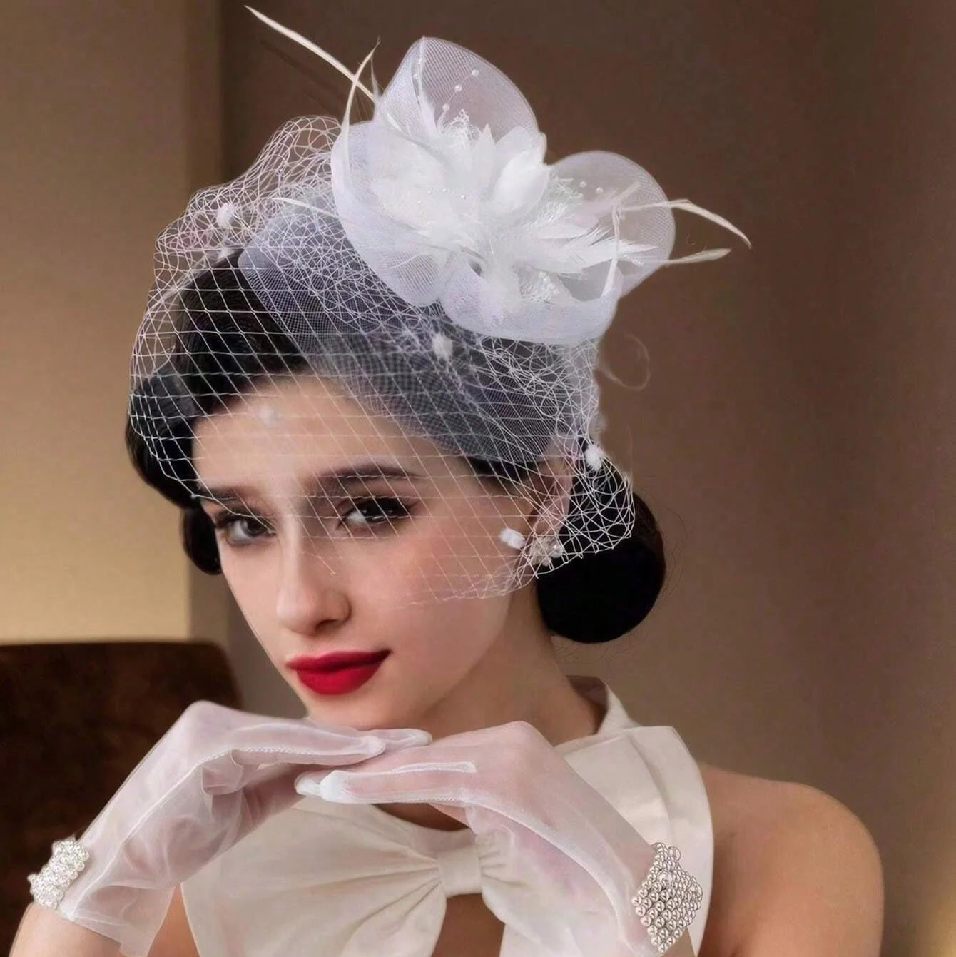 Chapeau Femme Fascinator Élégant – Veliora
