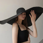 Chapeau Femme Paille XXL Large Bord Été – Grandisole
