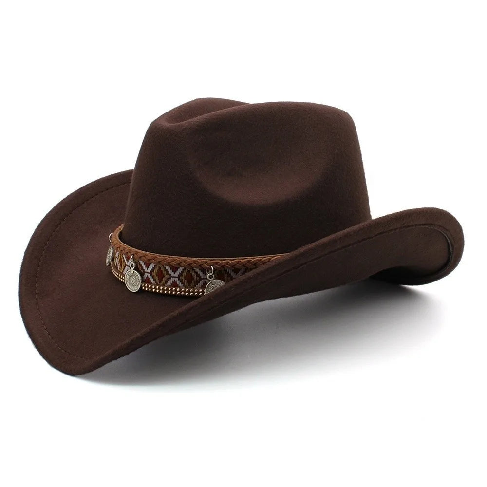 Chapeau Unisexe Cowboy Laine Rétro – Ashmoor