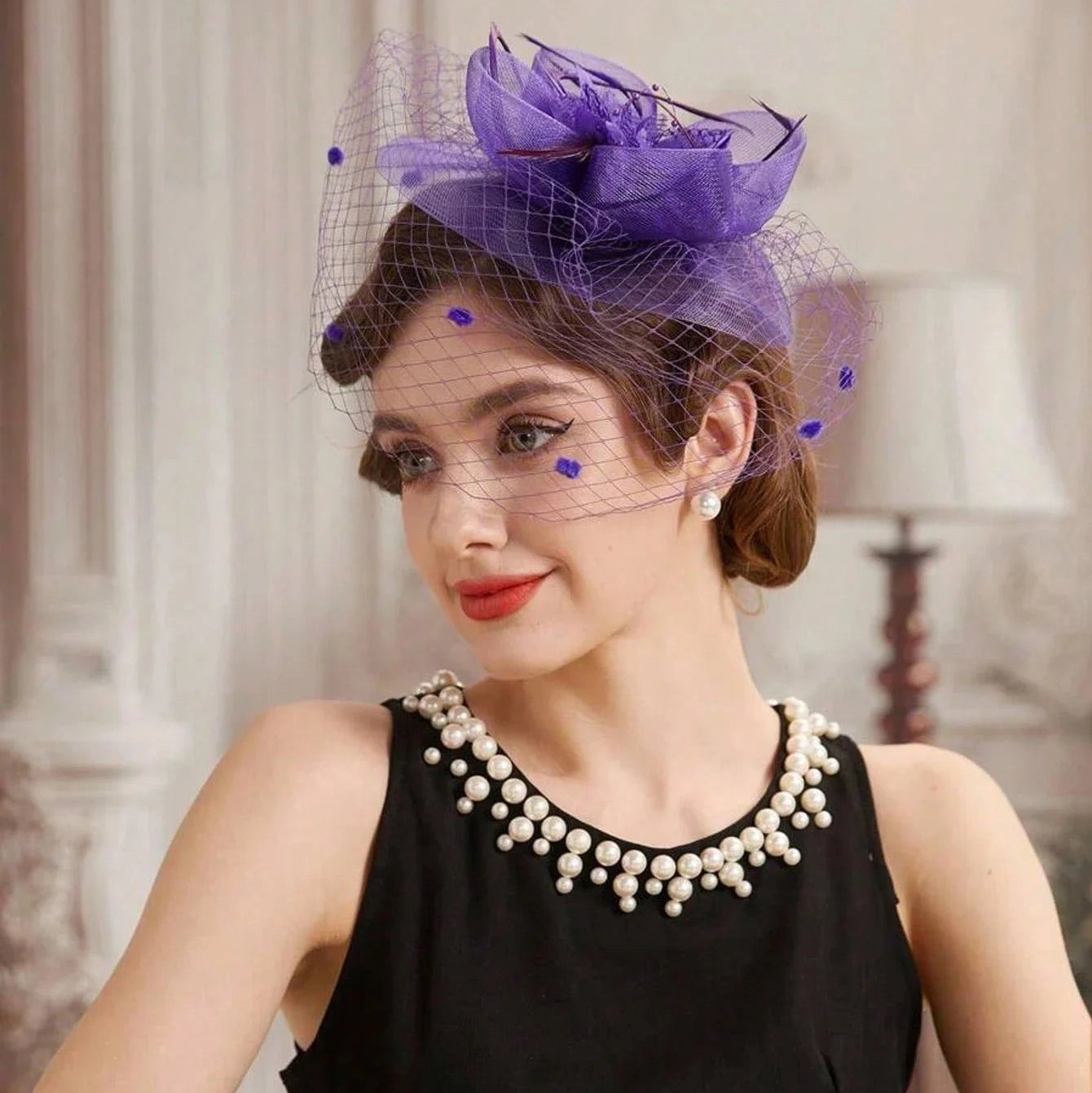 Chapeau Femme Fascinator Élégant – Veliora