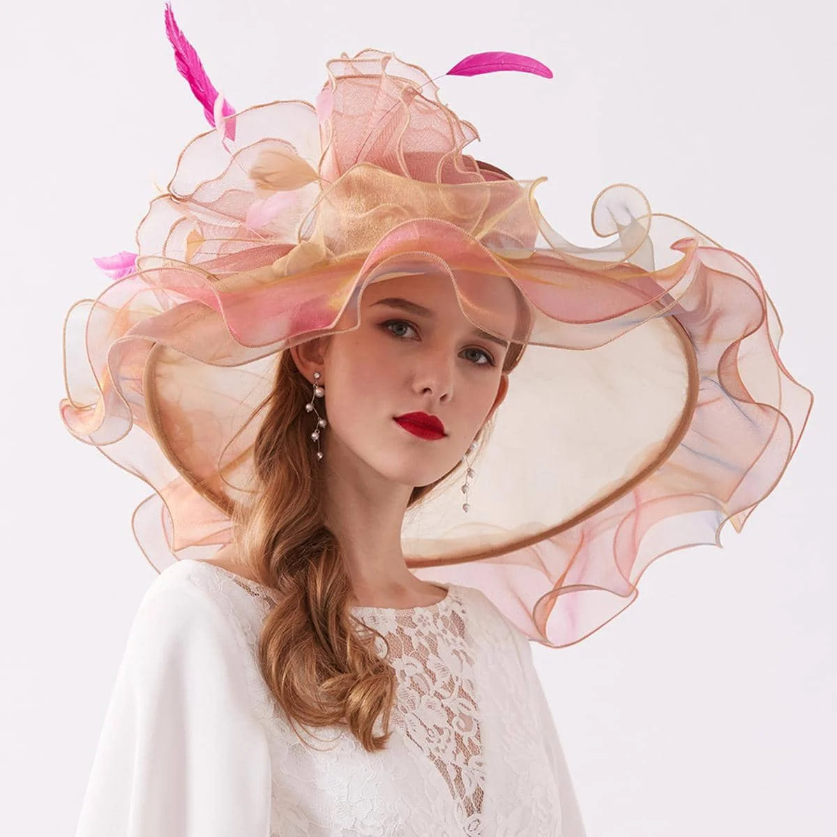 Chapeau Femme Fascinator Derby Organza – Florwick