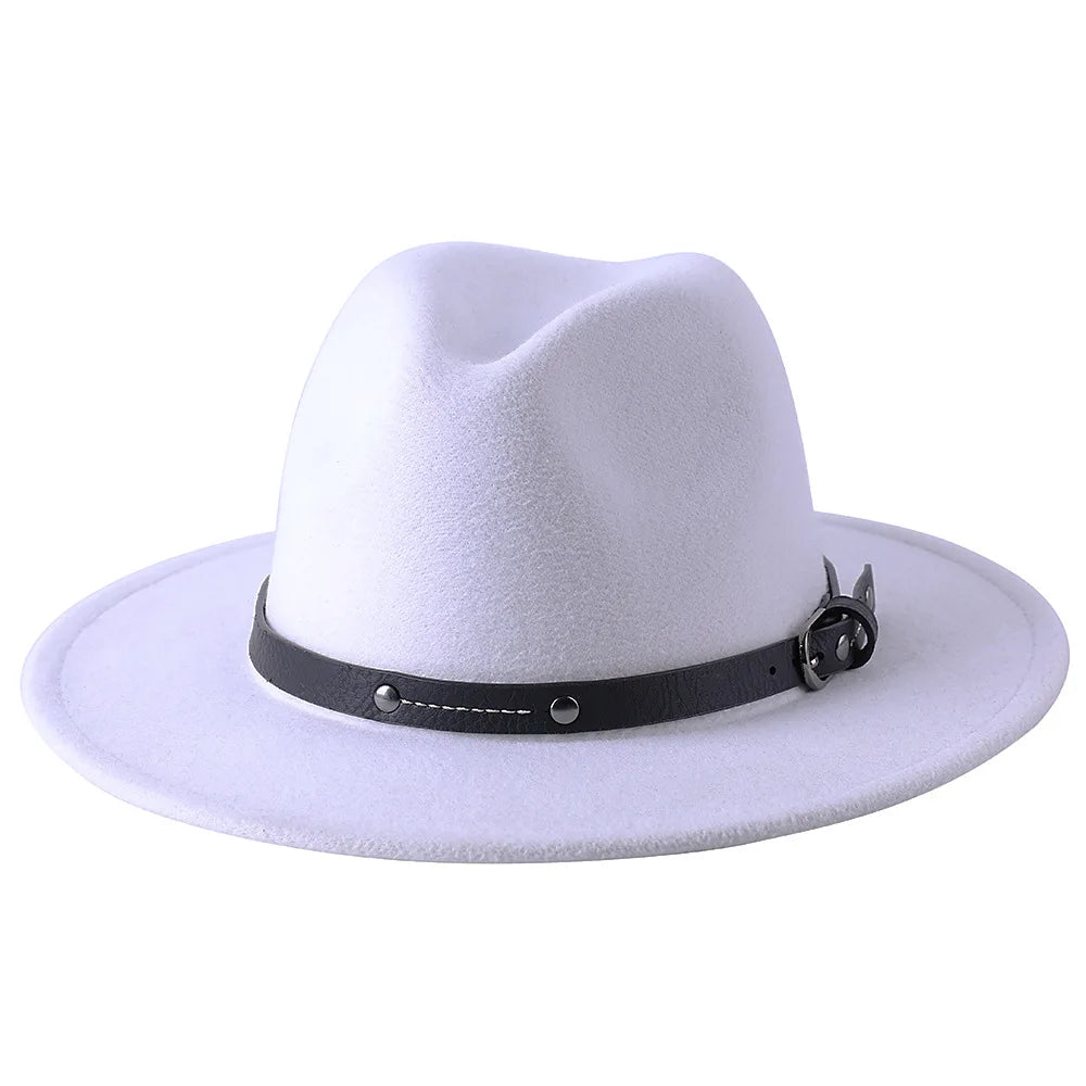 Chapeau Unisexe Fedora Laine Large Bord – Brookwell