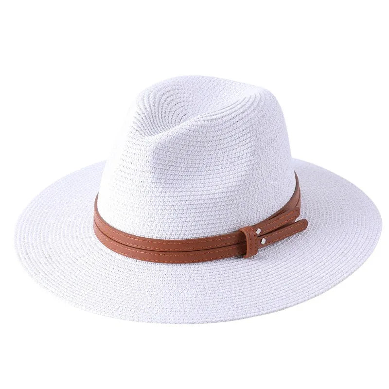 Chapeau Unisexe Fedora Paille Anti-UV – Aurenza
