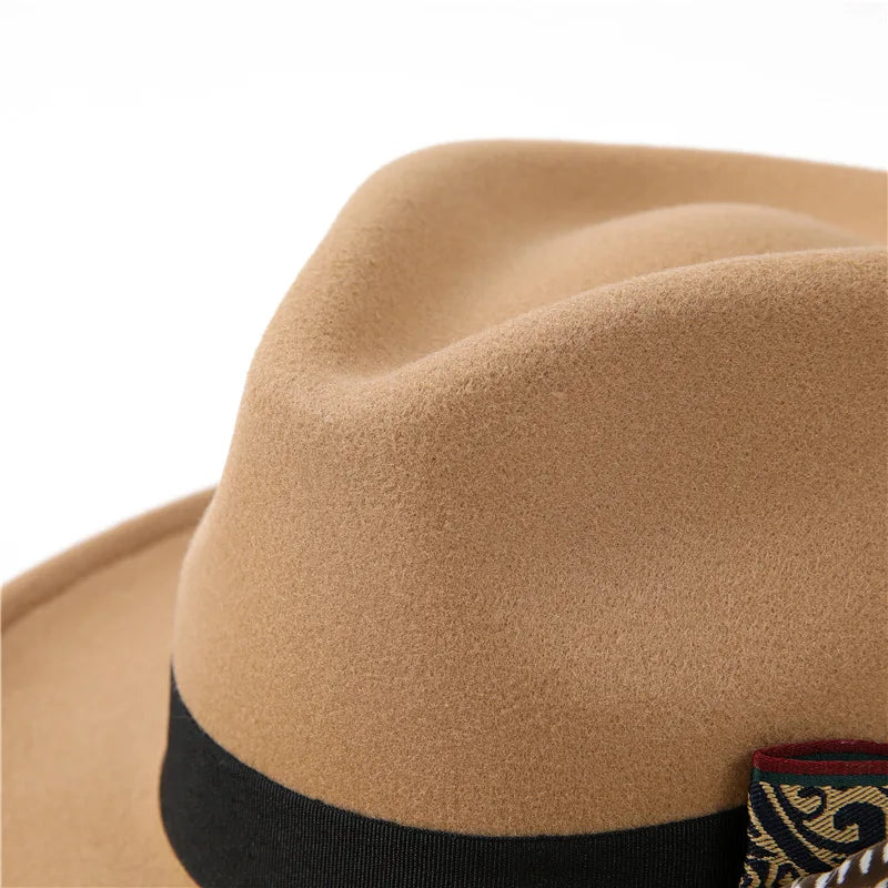 Chapeau Unisexe Laine à Plume – Knightfall