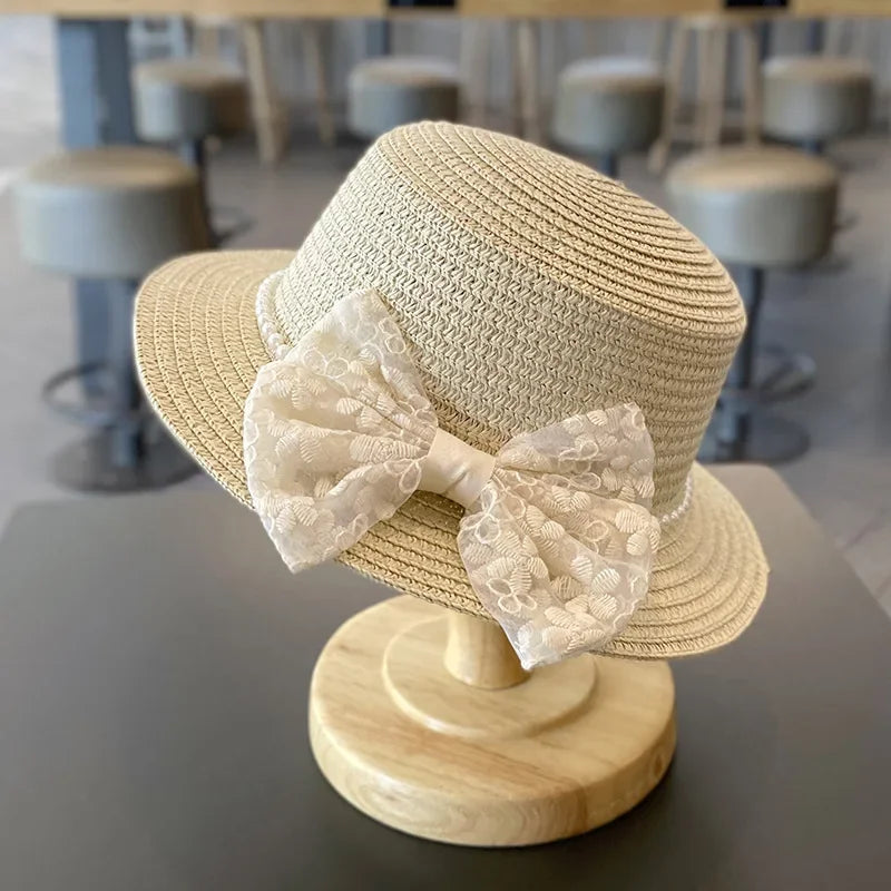 Chapeau Fille Paille Tressée Été – Princess Bowset