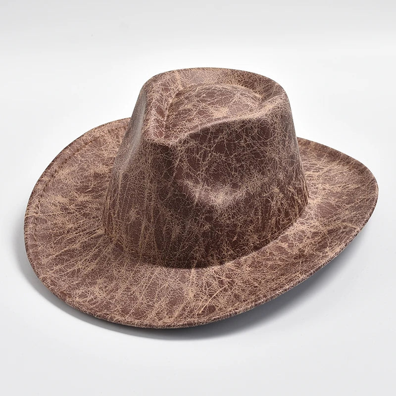 Chapeau Unisexe Cowboy Vintage cuir – Westlyn