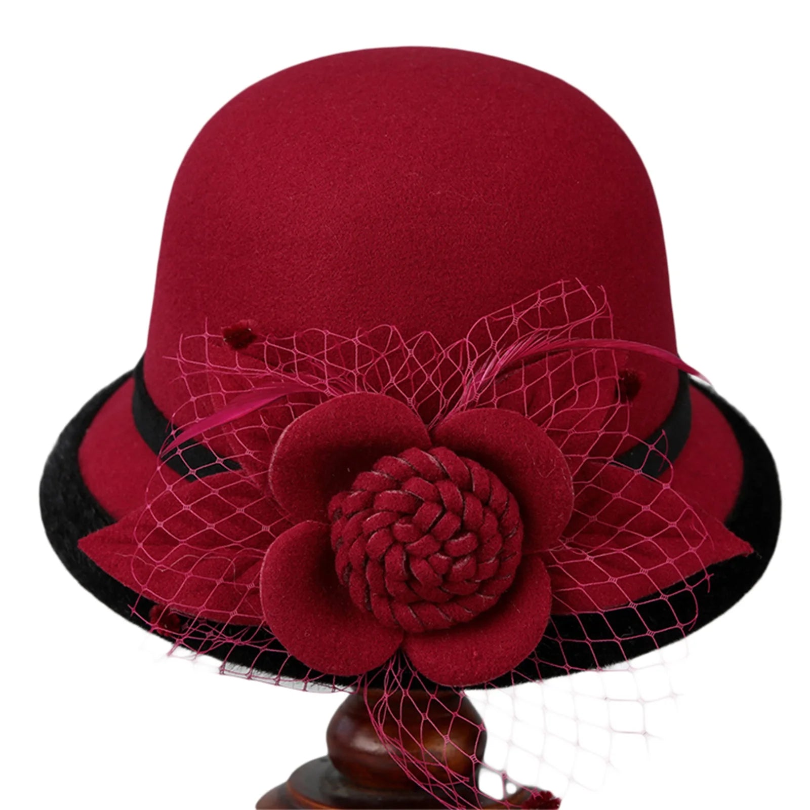 Chapeau Femme Melon Vintage Fleurs – Bellewick