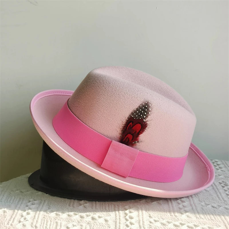 Chapeau Unisexe Fedora Vintage Feutre – Hamborn