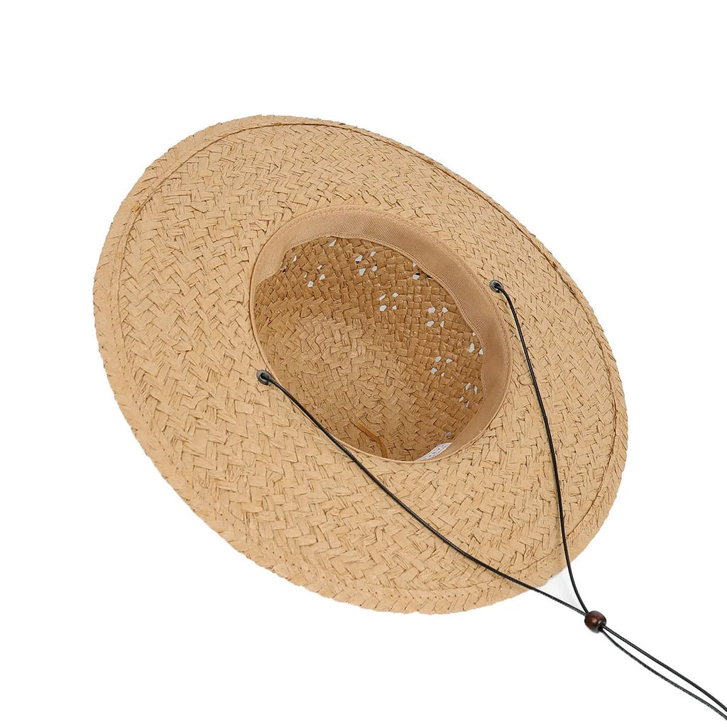 Chapeau Unisexe Paille Tricotée Soleil – Sunweave