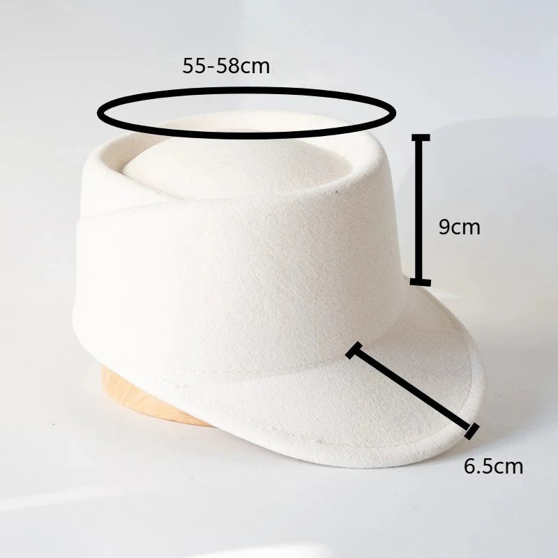 Chapeau Unisexe Fedora Feutre Style Britannique – Equestryn