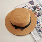 Chapeau Femme Panama Paille Nœud Été – Elowen