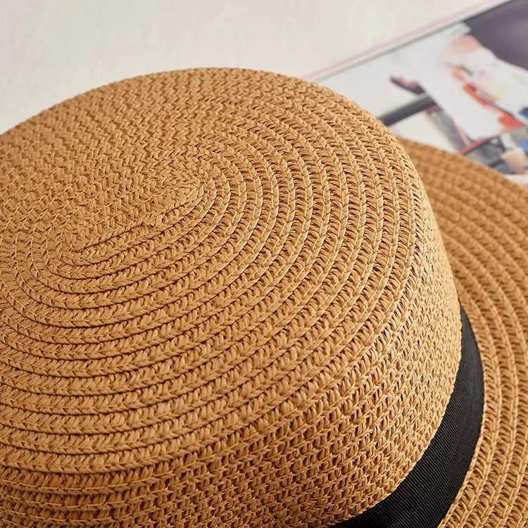 Chapeau Femme Panama Paille Nœud Été – Elowen