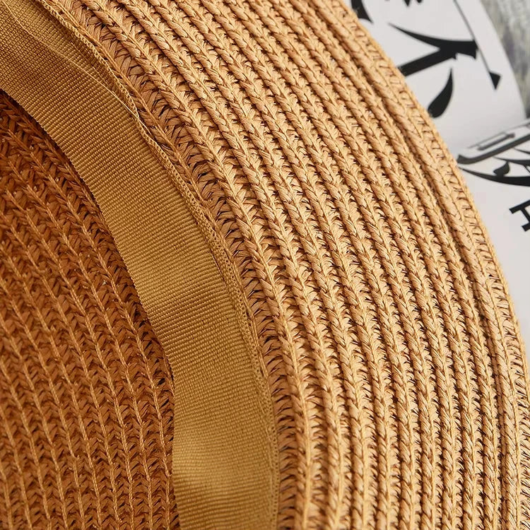 Chapeau Femme Panama Paille Nœud Été – Elowen