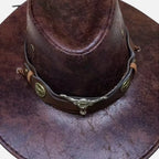 Chapeau Unisexe Cowboy Western Similicuir – Ravendon