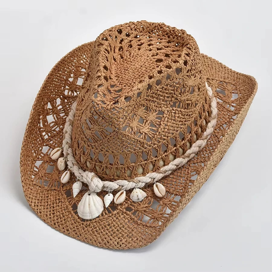 Chapeau Femme Panama Paille Tressée Été – Shellwyn
