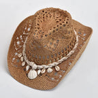 Chapeau Femme Panama Paille Tressée Été – Shellwyn