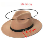 Chapeau Unisexe Fedora Feutre Style Britannique – Hawkwell